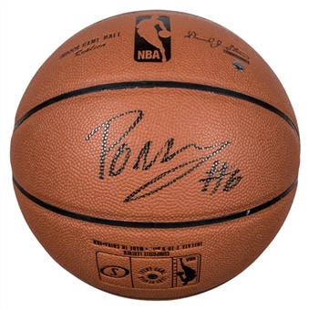 Kristaps Porzingis Autographed Spalding Basketball (Fanatics)
